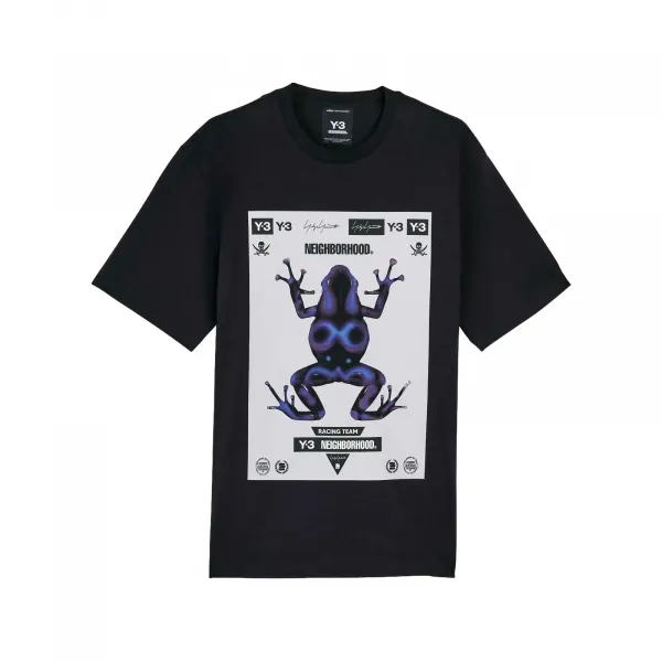 adidas Y-3 x Neighborhood Football Jersey "Black" (JW6998)