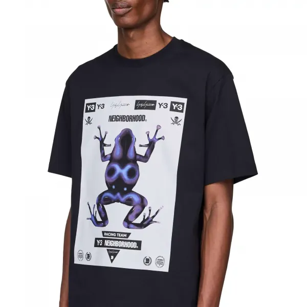 adidas Y-3 x Neighborhood Football Jersey "Black" (JW6998)