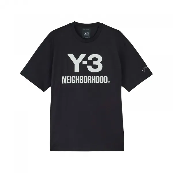 adidas Y-3 x Neighborhood Logo Tee "Black" (JW6999)