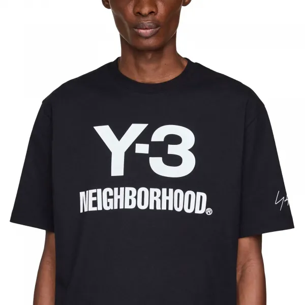 adidas Y-3 x Neighborhood Logo Tee "Black" (JW6999)