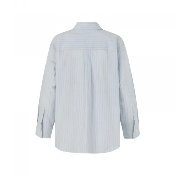 Samsøe Samsøe Salova Pocket Shirt 15756 W "Rugby Blue St." 9F25400059-RUGBY-BLUE)