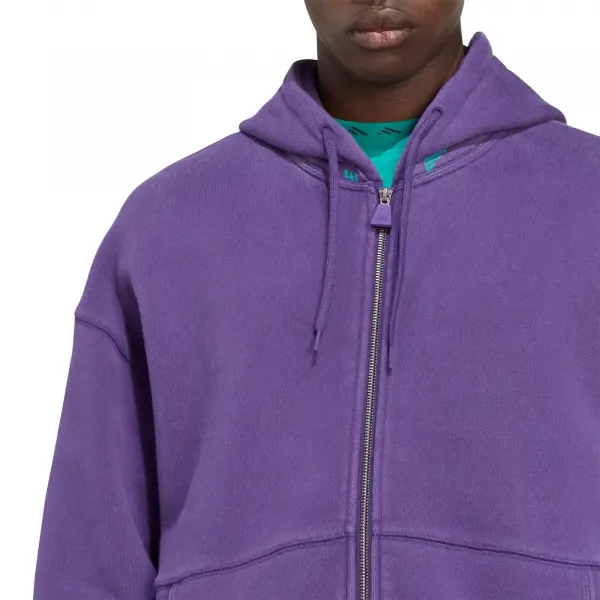 adidas EQT Fleece Full-Zip Hoodie "Violet" (JX1573)