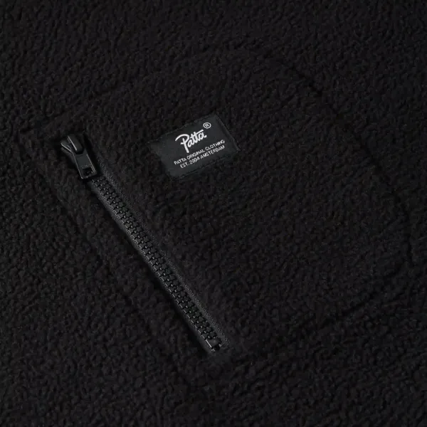 Patta Sherpa Fleece Overhead "Black" (2600-359-0003-001)