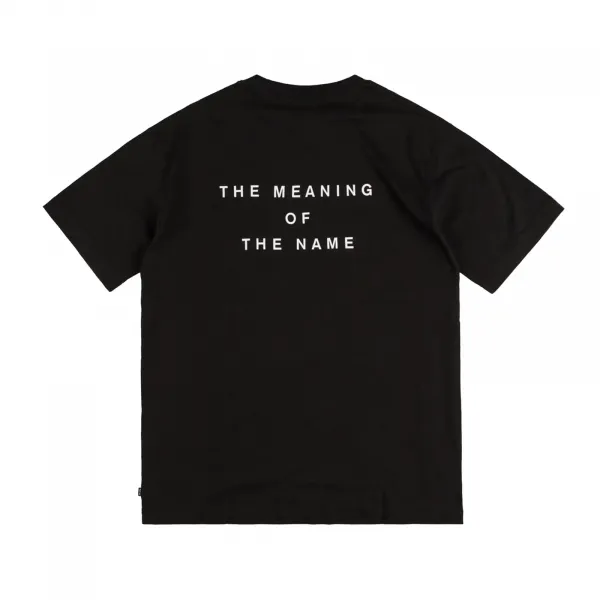 Patta Meaning Of The Name T-Shirt "Black" (1000-290-0096-001)