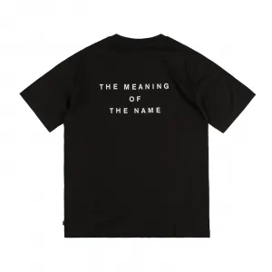 Patta Meaning Of The Name T-Shirt "Black" (1000-290-0096-001)