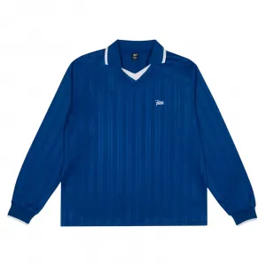 Patta Jacquard Striped Long Sleeve Jersey "Monaco Blue" (4550-313-0003-207)