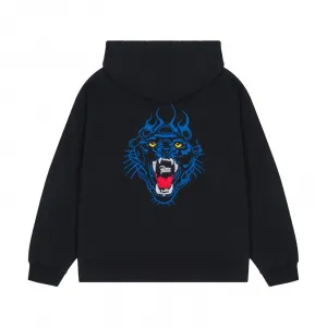 Patta Embroidered Fire Panther Hooded Sweater "Black" (2050-325-0026-001)