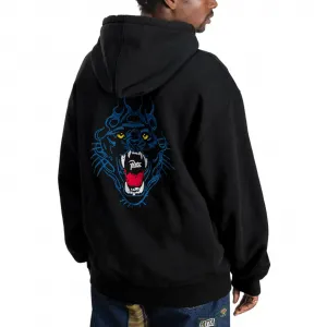 Patta Embroidered Fire Panther Hooded Sweater "Black" (2050-325-0026-001)