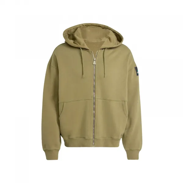 adidas EQT Fleece Full-Zip Hoodie "Focus Olive" (JX1572)