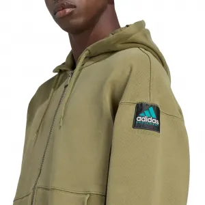 adidas EQT Fleece Full-Zip Hoodie "Focus Olive" (JX1572)
