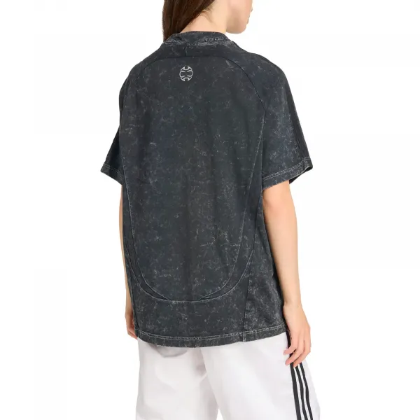 adidas Adilenium Season 4 Teamgeist Washed Rhinestone Tee W "Black" (KF3113)