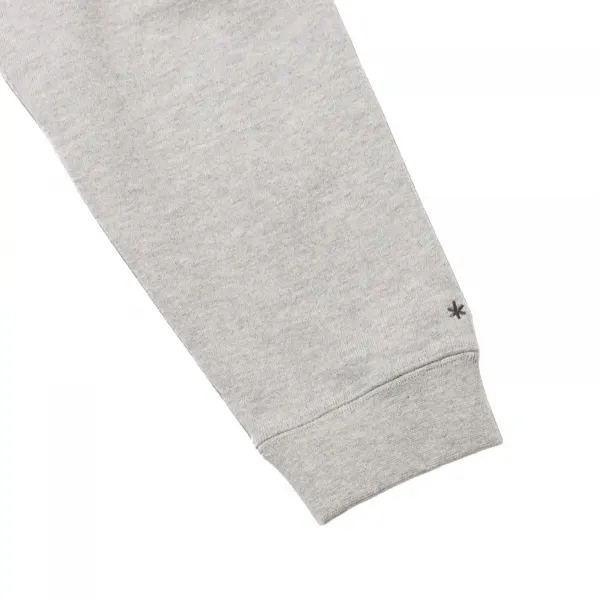 Snow Peak Recycled Cotton Pullover Hoodie "Melange Grey" (SW-22SU402R-MG)