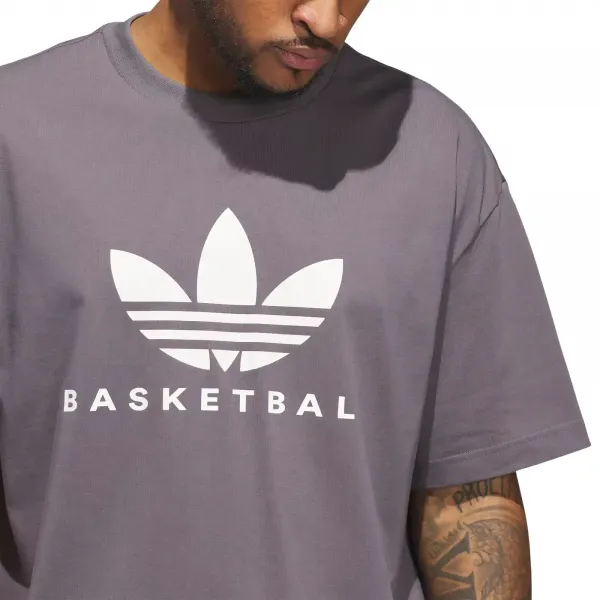 adidas Original Basketball Courtside Tee "Grey" (KB0999)
