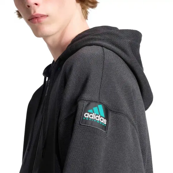 adidas EQT Reflective Full-Zip Hoodie "Black" (JX1460)