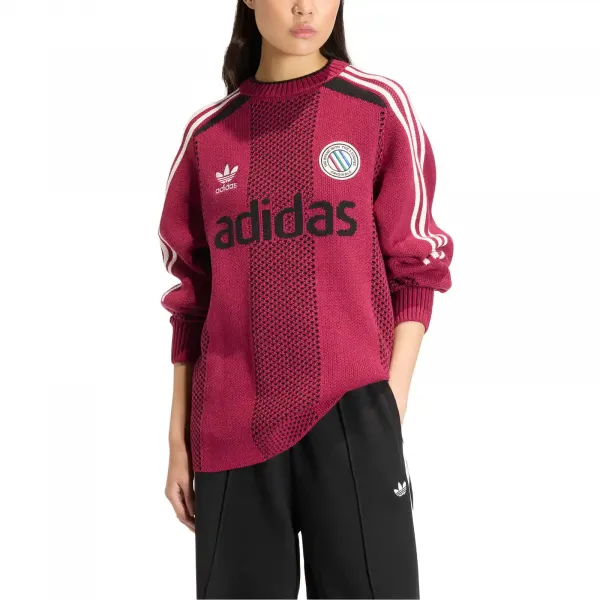 adidas Adicolor Blokecore Pullover "Legacy Burgundy" (KQ5086)