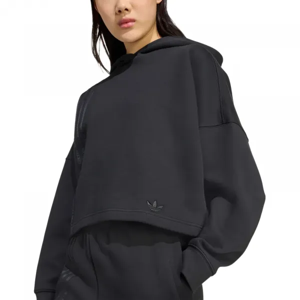adidas Off Placed 3-Stripes Hoodie W "Black" (JX2701)