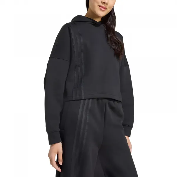 adidas Off Placed 3-Stripes Hoodie W "Black" (JX2701)