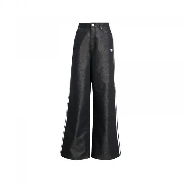 adidas Adilenium Season 4 Teamgeist Baggy Shine Denim Pants W "Black" (KE9799)