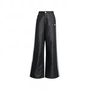 adidas Adilenium Season 4 Teamgeist Baggy Shine Denim Pants W "Black" (KE9799)