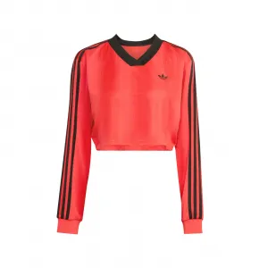 adidas Adicolor Jacquard Top W "Lucid Red" (JX6448)