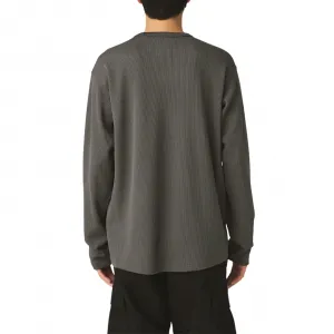 Snow Peak Dry Thermal L/S T-Shirt "Charcoal" (SW-25AU011-013)