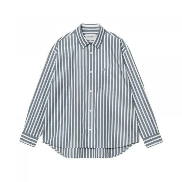 Carhartt WIP L/S Malden Shirt "Malden Stripe Angelite" (I035334-3CYXX)