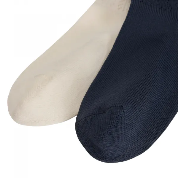 adidas x Wales Bonner Crochet High Socks "Chalk White Night Navy" (KB2324)