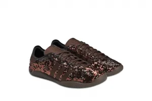 adidas x Wales Bonner Karintha Lo Sequin W "Dark Brown" (KH8798)