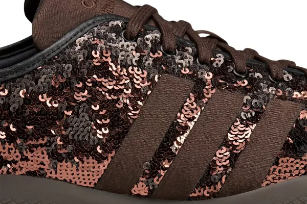 adidas x Wales Bonner Karintha Lo Sequin W "Dark Brown" (KH8798)