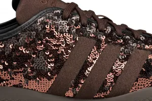 adidas x Wales Bonner Karintha Lo Sequin W "Dark Brown" (KH8798)