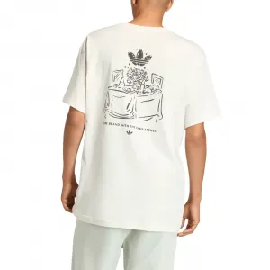 adidas Supper Club Graphic T-Shirt "Off White" (HY2063)