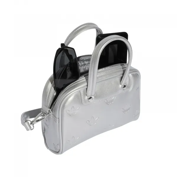 adidas Adicolor Mini Bowling Bag "Silver Metallic" (JW0050)