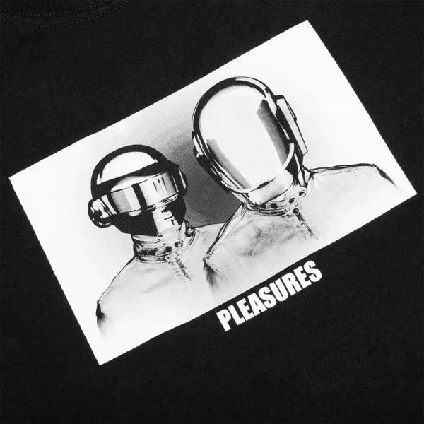 Pleasures x Daft Punk Inverted T-Shirt "Black" (P25DP017-BLACK)