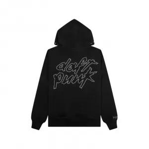 Pleasures x Daft Punk Lucky Studded Hoodie "Black" (P25DP004-BLACK)