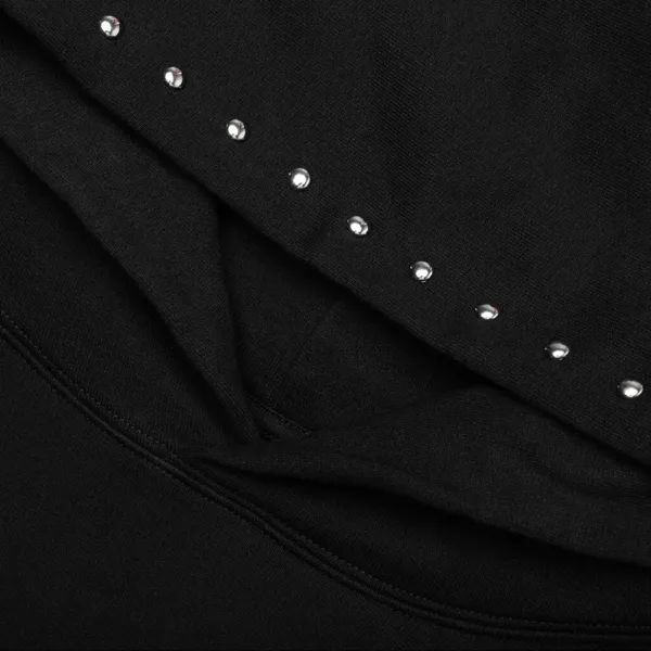 Pleasures x Daft Punk Lucky Studded Hoodie "Black" (P25DP004-BLACK)