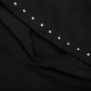 Pleasures x Daft Punk Lucky Studded Hoodie "Black" (P25DP004-BLACK)