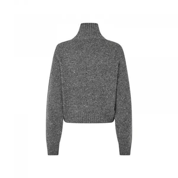 Samsøe Samsøe Salois Cardigan 15724 W "Dark Grey Mel." (F25400045-DARK-GREY)