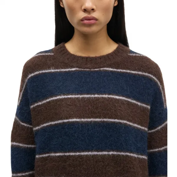 Samsøe Samsøe Sajeanne Sweater 15425 W "Black Coffee St." (F25300007-BLACK-COFF)