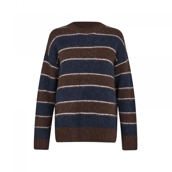 Samsøe Samsøe Sajeanne Sweater 15425 W "Black Coffee St." (F25300007-BLACK-COFF)