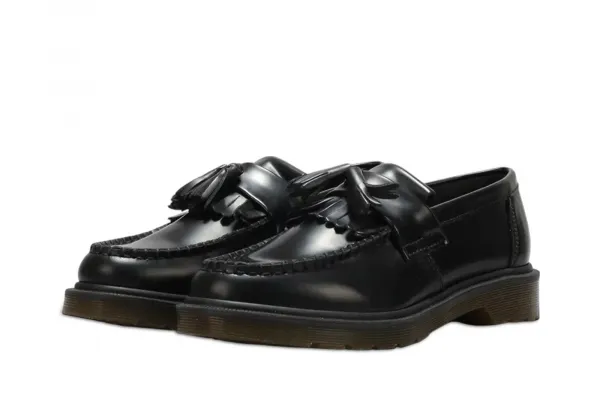 Dr. Martens Adrian Smooth Leather Tassel Loafers "Black" (DM14573001)