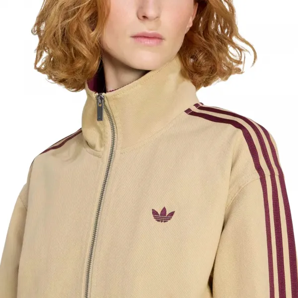 adidas Athletics Dept Twill Firebird Jacket W "Linen Khaki" (KF2312)