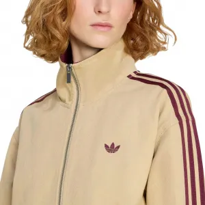 adidas Athletics Dept Twill Firebird Jacket W "Linen Khaki" (KF2312)