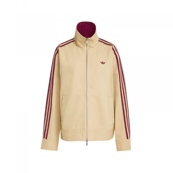 adidas Athletics Dept Twill Firebird Jacket W "Linen Khaki" (KF2312)
