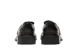 Dr. Martens Maybole Square Toe Ruched Leather Loafers W "Black" (DM42063001)