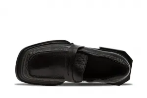 Dr. Martens Maybole Square Toe Ruched Leather Loafers W "Black" (DM42063001)