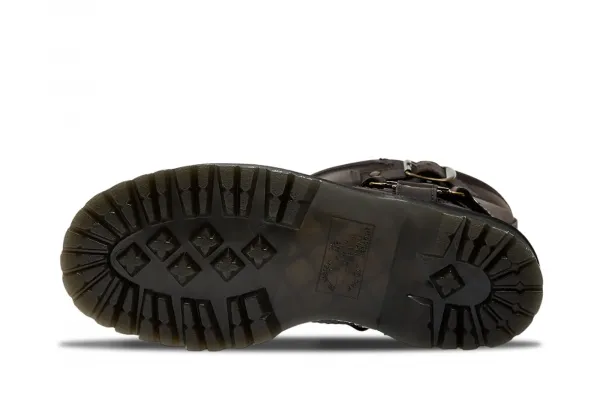 Dr. Martens Anistone High Leather Biker "Dark Brown" (DM31901201)