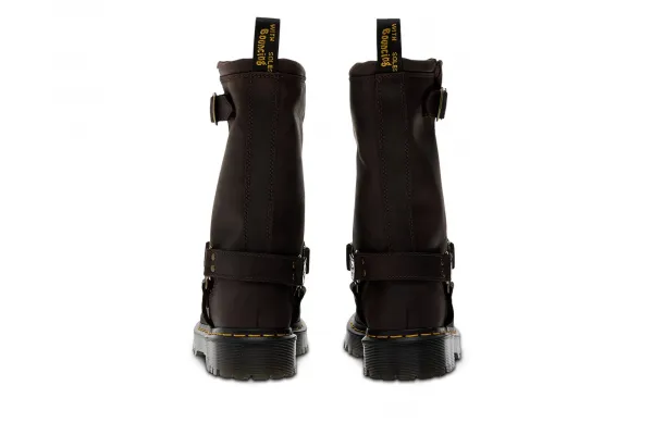 Dr. Martens Anistone High Leather Biker "Dark Brown" (DM31901201)