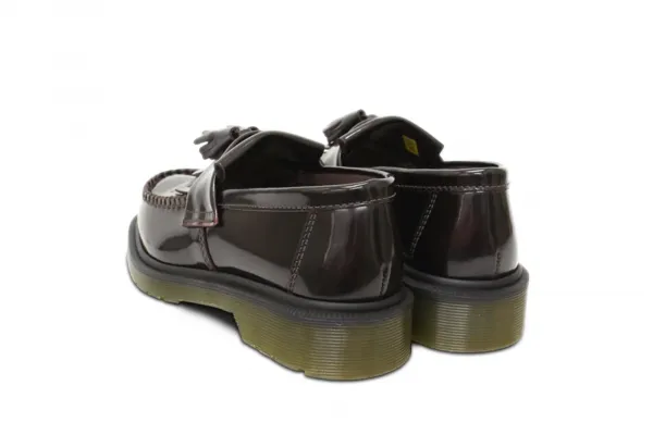 Dr. Martens Adrian Arcadia Leather Tassel Loafers "Cherry Red" (DM14573601)