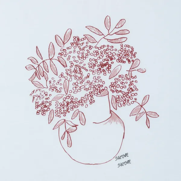 Samsøe Samsøe Sacamino SS T-Shirt 15276 W "Earth Holly Berries" (F25200025-EARTH-HOLL)