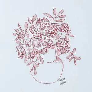 Samsøe Samsøe Sacamino SS T-Shirt 15276 W "Earth Holly Berries" (F25200025-EARTH-HOLL)